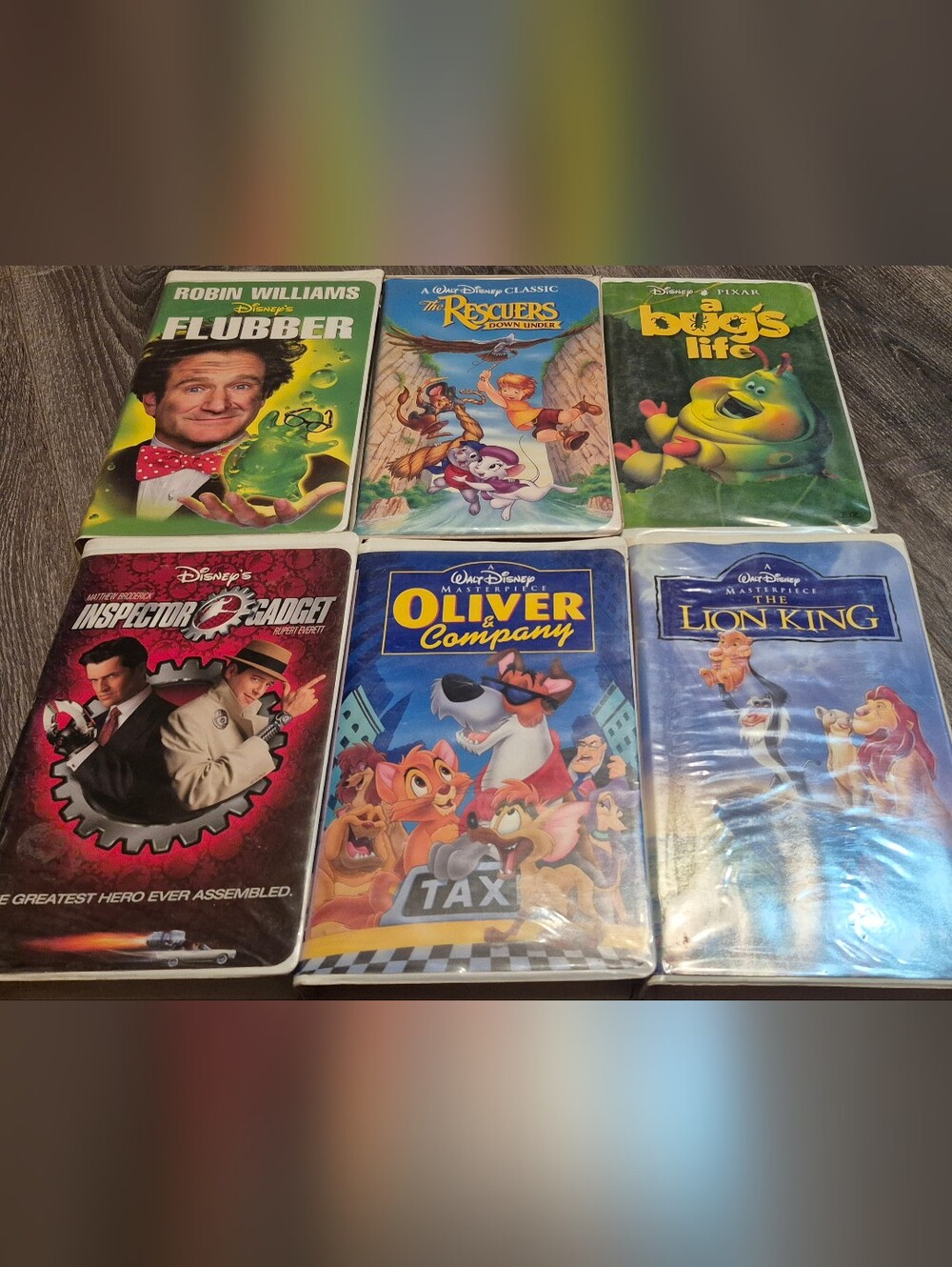 6 Kids DISNEY Movie VHS Collection